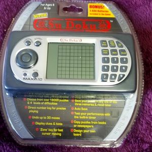 Super Sudoku Handheld Game